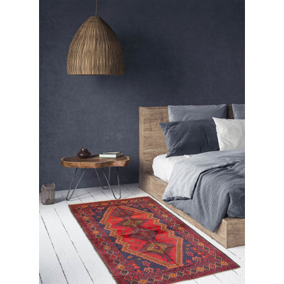Rizbaft Red Rug 3'9" x 6'2"