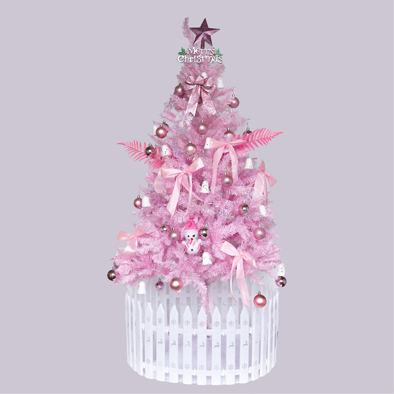 Arbre de Noël 6 pi rose