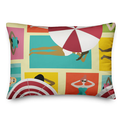  Housse et insert de coussin rectangulaire