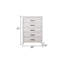 Commode 5 tiroirs de style moderne, Commode-120200595