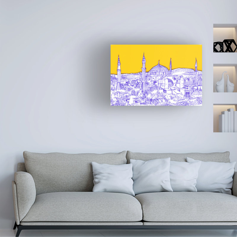 «Takun Williams Hagia Sophia Istanbul», art sur toile, H 16 po x l 24 po