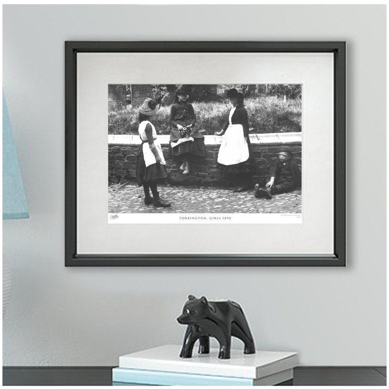 Torrington, Girls 1890 by Francis Frith - Single Picture Frame Print, 60cm H x 80cm W x 2.3cm D