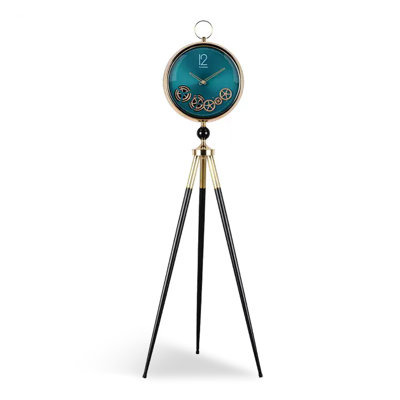 Modern Luxury Compact Tripod Floor Clock