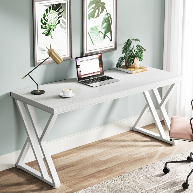Bureau d'écriture Bricen, Blanc, Blanc