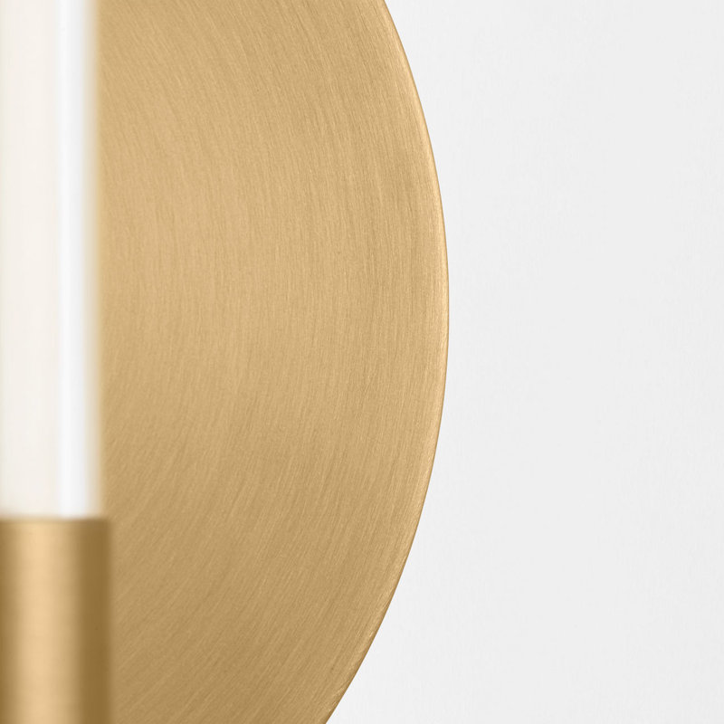 Silas 5 Sconce, Burnished Brass
