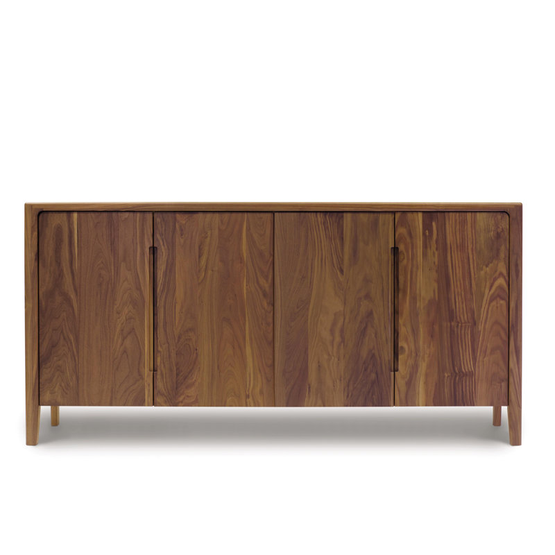 Lisse 69.5'' W Solid Wood Buffet, Natural Walnut