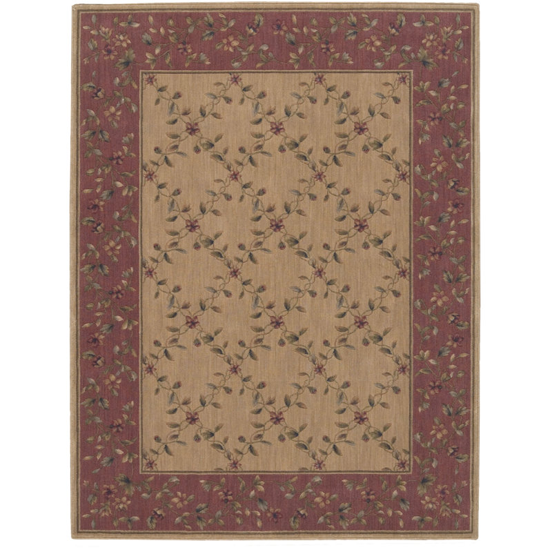 Godfrey Floral Indoor Rug, Rectangle 5'6" x 7'5"