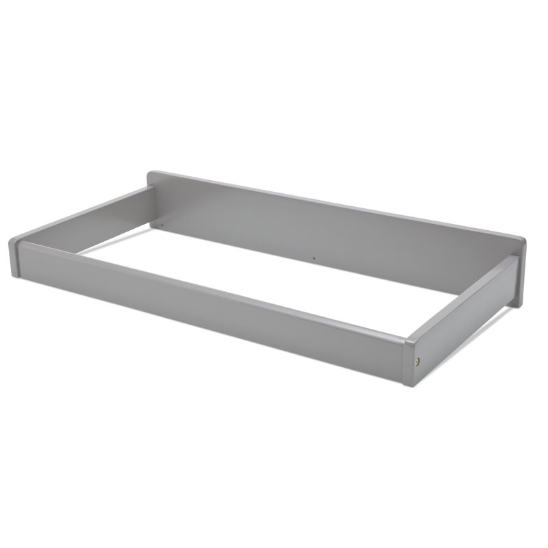 Delta Children's Changing Table Topper, Grey, 6.75" H x 36.25" W x 18" D