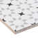 Bliss Deco Grey 8-in. Encaustic Spanish/Moroccan Patterned Matte Porcelain Wall and Floor Tile