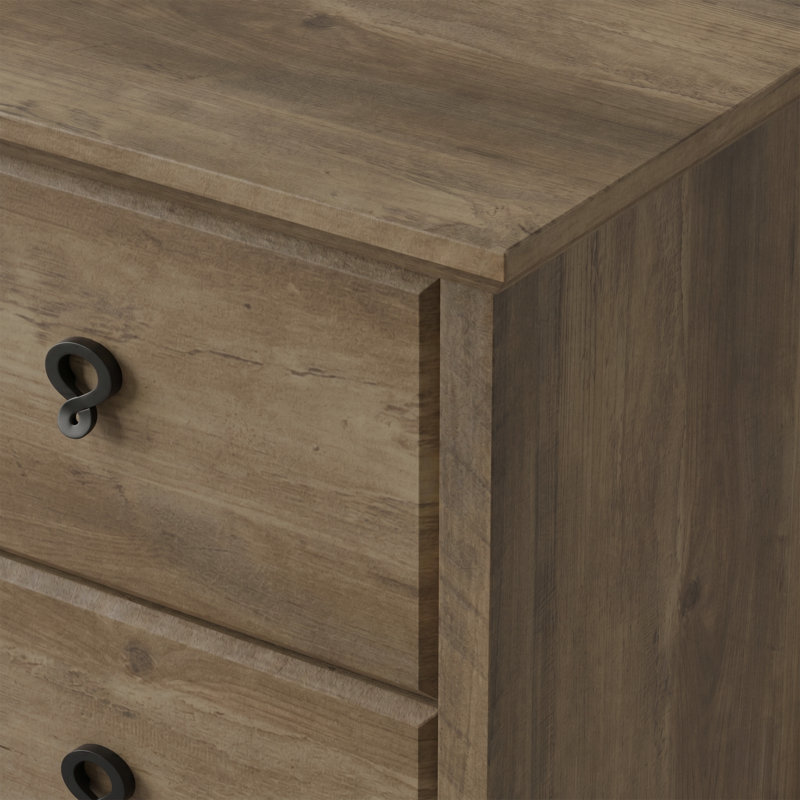 Cambell Traditional 2 Pieces Bedroom Set, 2 Pcs: Dresser, Chest