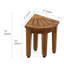 Kai Petite OptiAREA Teak Corner Stool-239349501-239349502