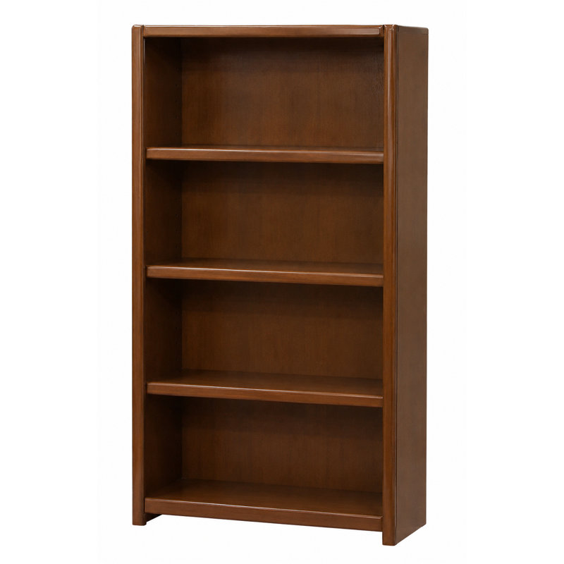 Bibliothèque standard mckaylah peuplier, Mousse au chocolat, (3 tablettes) H 60 po x l 32 po x P 13 po
