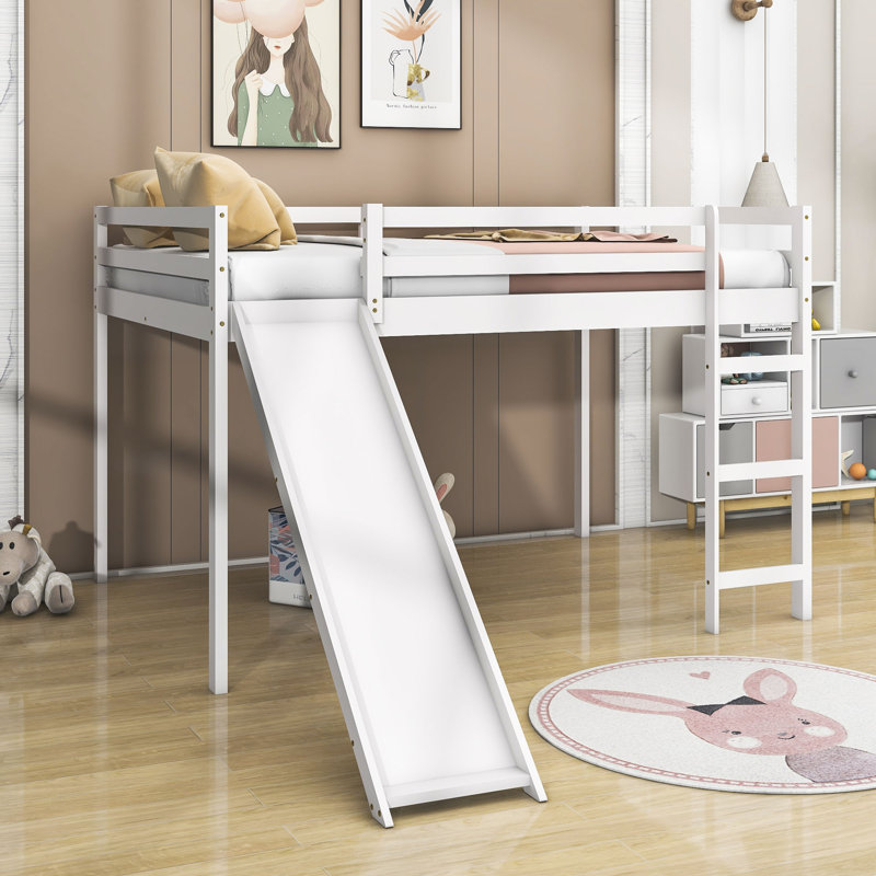 Lit mezzanine bas Fairall par Harriet Bee, Blanc