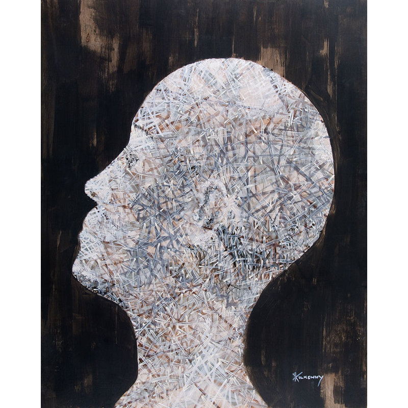 "Kronos" par JP Kilkenny - Peinture encadrée, art mural, Image au gel brossé