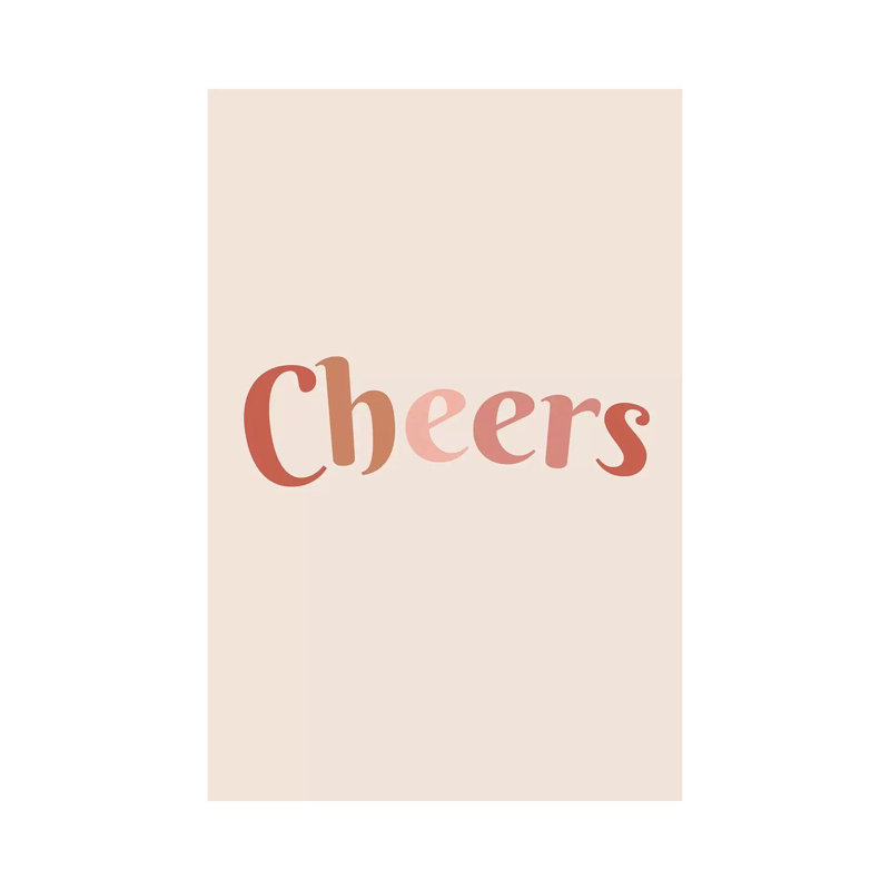 Cheers by The Native State - Gallery-Wrapped Canvas Giclée on Canvas, 30.48 cm H x 45.72 cm W, Canvas