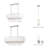 Claudelle 3 - Light Dimmable Kitchen Island Square / Rectangle Chandelier-613928684-613928683