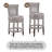 Elveria 25" W Bar Stools with Nailhead Trim-1389106270