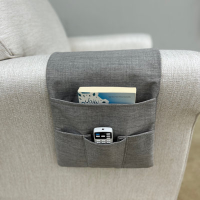Panier My Hand Hand Arm - tissu gris ciel