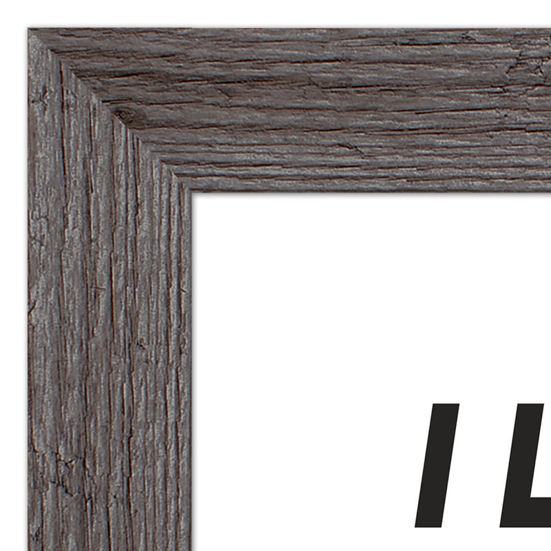 «Love this beaucoup mains», art encadré, H 14 po x l 11 po x P 0,75 po, Cadre gris
