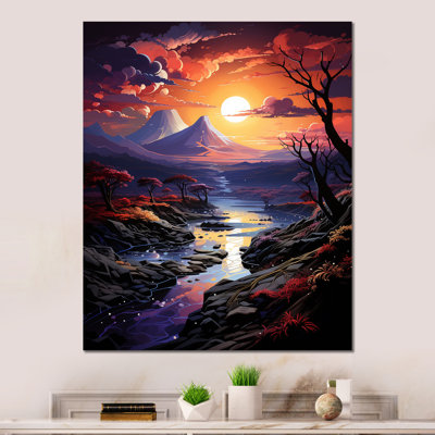 " Volcano Volcanic Twilight "