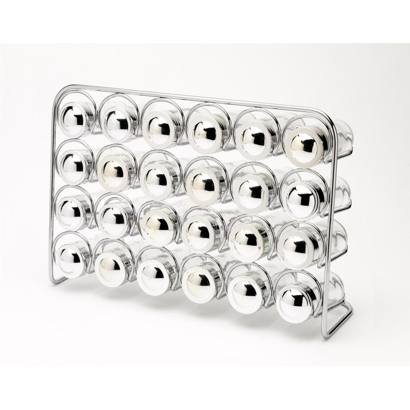 Freestanding Spice Jar & Rack Set