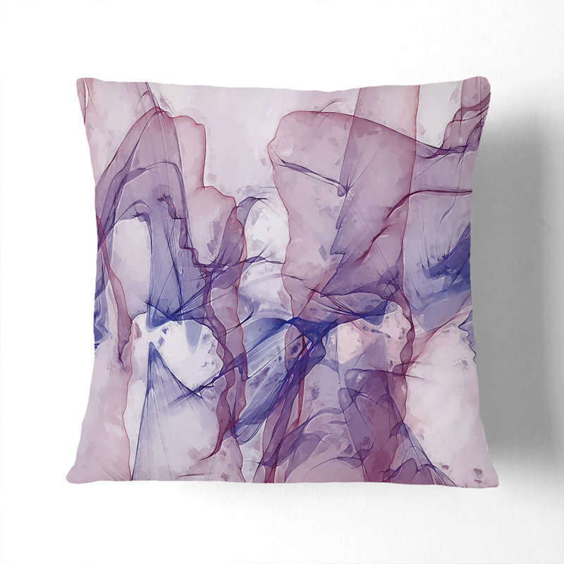 Abstract Square Throw Cushion, 55cm H x 55cm W x 20cm D