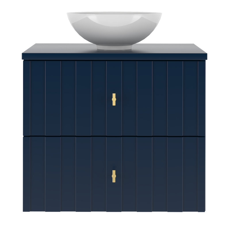 Annemien 1549.4mm Single Bathroom Vanity with Vessel Ceramic Basin