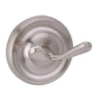 TAYMOR 65CC9DAFC9EA4EB2B3618738E6513AEA Double Robe Hook Satin Nickel