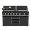 BroilChef® Yosemite Outdoor Kitchen | 7 Burner-Gas Modular Kitchen Set   #304  Stainless Steel Outdoor Kitchen, The Gas Grill+ Griddle + Ceramic Kamado Grill Modular Suite -126255063
