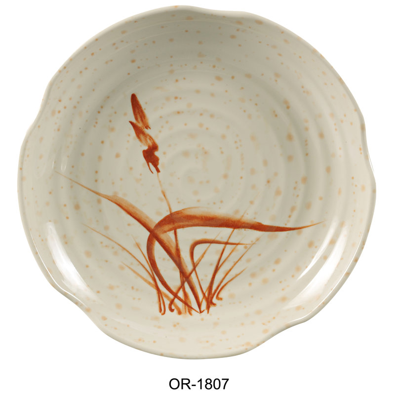  Orchis Shape Melamine Appetizer Plate