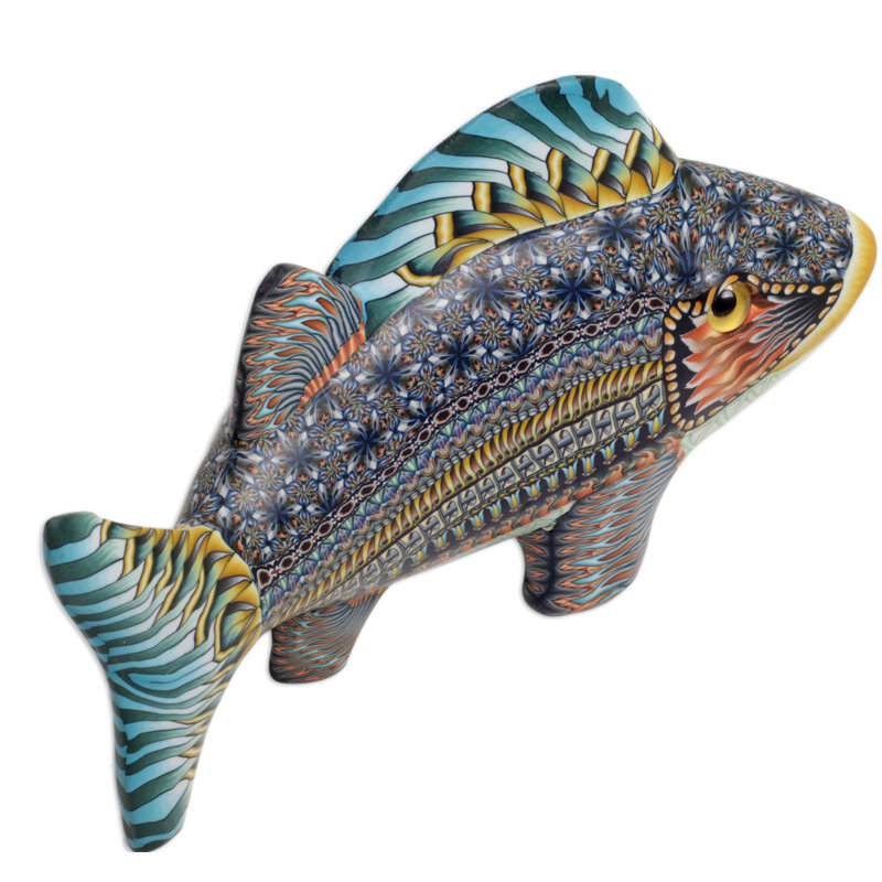 Bali Fish Polymer Clay Figurine