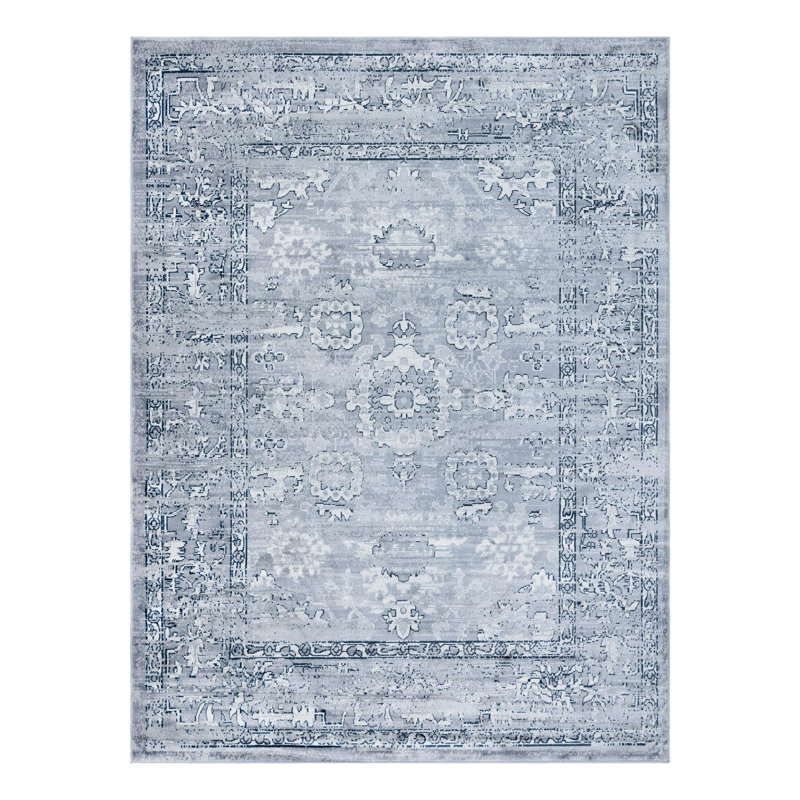 Tapis oriental Scanlon, Grey, Rectangle 9' x 12'