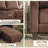 70.8" L-Shaped Sectional Couch with 3 Seats, Modern Upholstered Sleeper Sofa Couch-1798215950