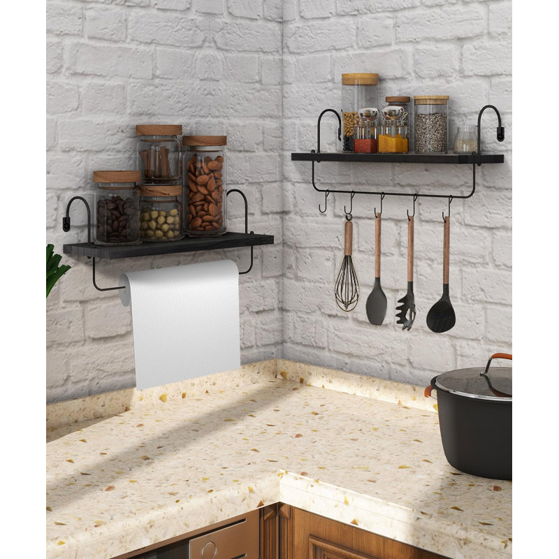Makenzie Accent Shelf, Black