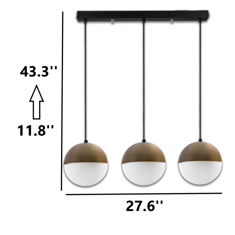 Luminaire suspendu pour îlot de cuisine Vintage