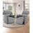 Recliner Chair, Electric Adjustable PU Recliners Home Seating With Remote Control, Modern Reclining Chair With Thick Seat Cushion And Backrest-1845564151