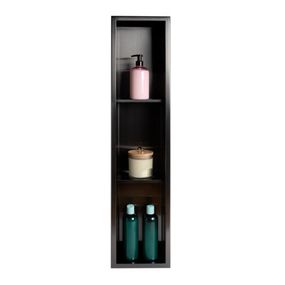 Adhesive Stainless Steel Shower Shelf