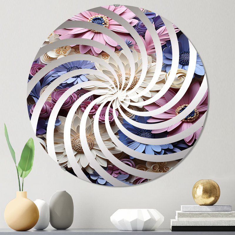 Miroir décoratif Vortex - MIR110470, 23,6 po x 23,6 po
