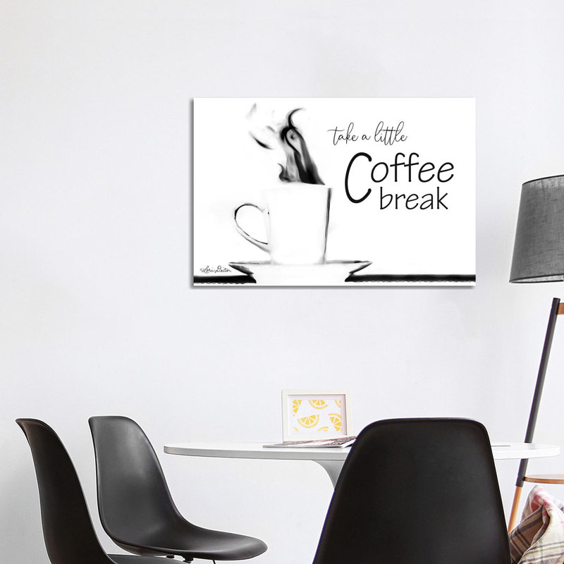 Take A Little Coffee Break 1 Piece Wrapped Canvas Wall Art, 101.6 cm H x 66.04 cm W x 3.175 cm D