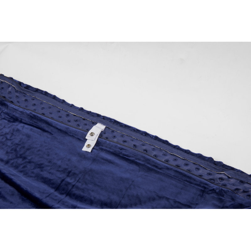 Housse pour couverture lestée, Simple, bleu