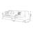Black Genuine Leather Standard Sofa