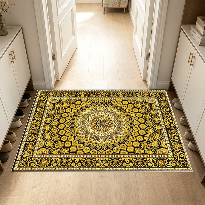 Ethnic-style mandala carpet, soft and easy to maintain, suitable for multiple scenarios, universal for home and commercial spaces, indoor soft furnishing carpet