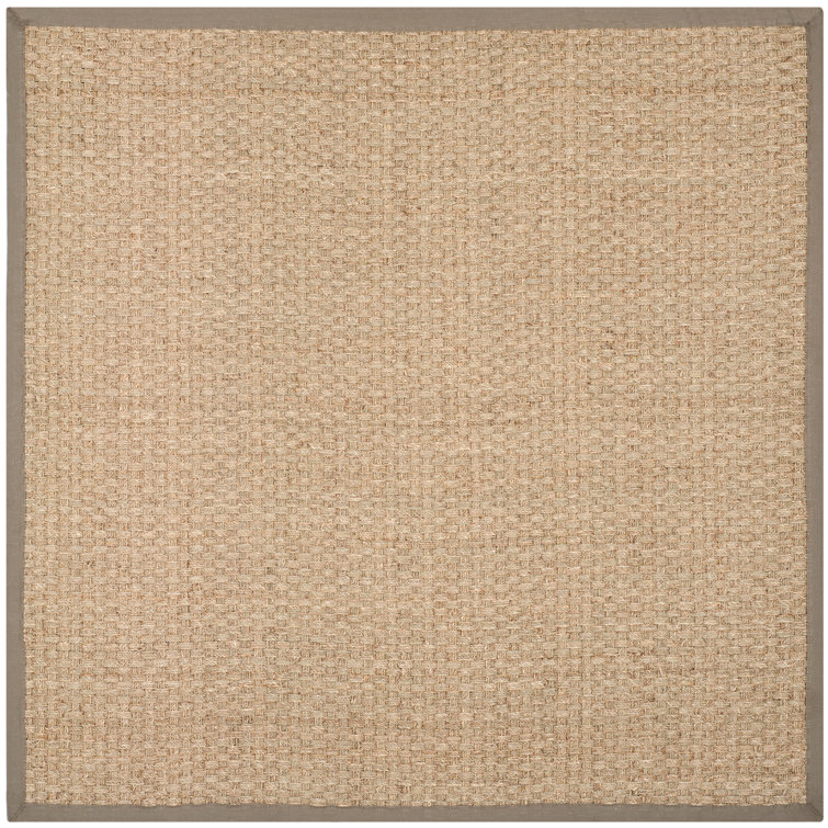 Auckland Bamboo Slat/Seagrass Natural/Gray Area Rug