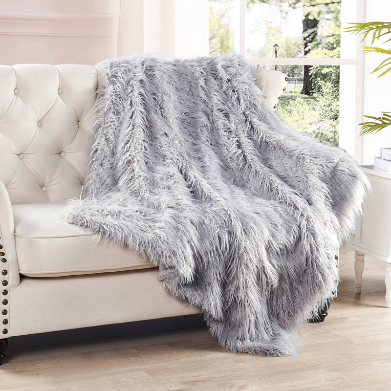 Throw Blanket, Silver