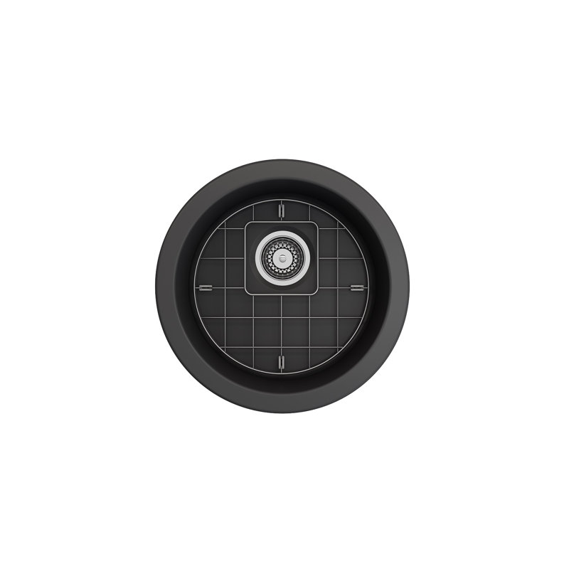 18.5'' L Kitchen Sink, Matte Dark Gray