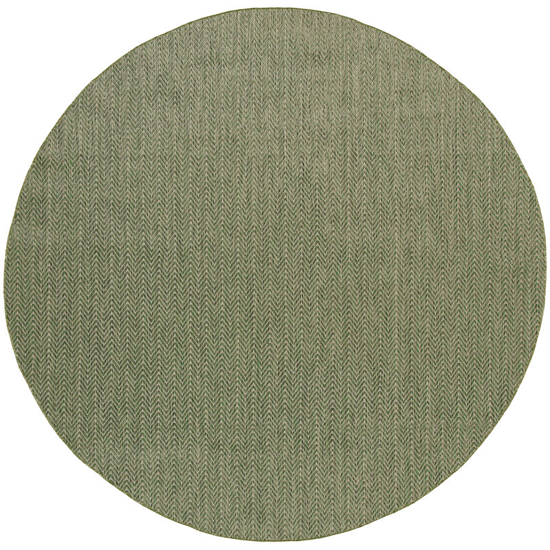 Dippold 2' x 3' Green Modern Rug, Green, Rectangle 2' x 3'