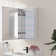 30" H Recessed or Surface LED Mirror Cabinet With Defogger And Adjustable Shelves
