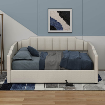 Full Size Upholstered Daybed With Underneath Storage