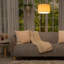 Symya 15cm H Cotton Round Lamp Shade ( Slip-On ) in Cream-1738426450