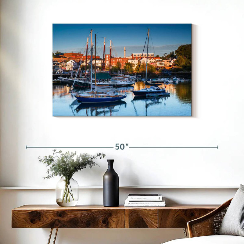 Camden Harbor Maine, 24" H x 36" W